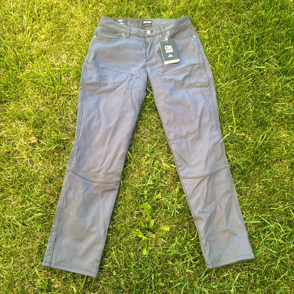 Outdoor Research Lined Work Pants - Storm - Wm 8 - NWT